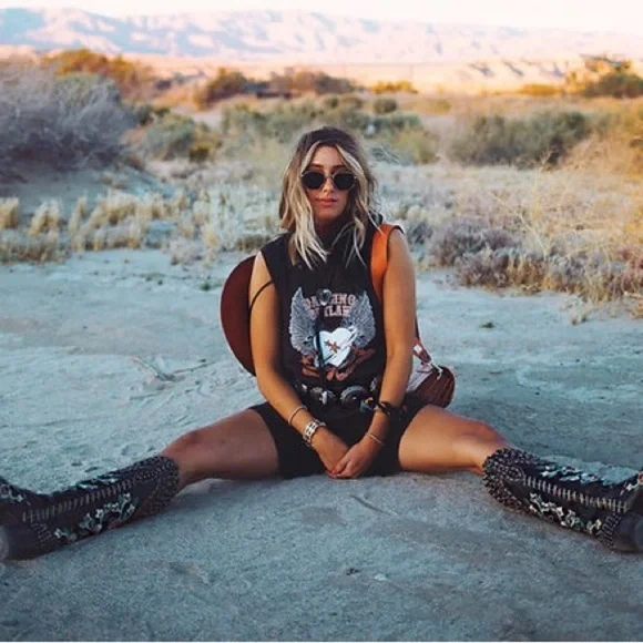 Dancing Outlaw Fitted Boho Mini Shirt Dress NWT - Picture 11 of 12